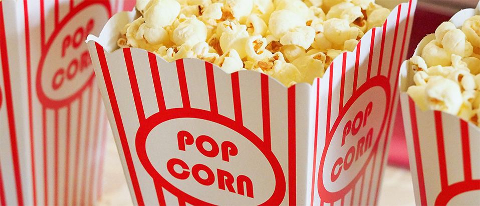 Popcorn - illustrating 3D films and childrens' vision 