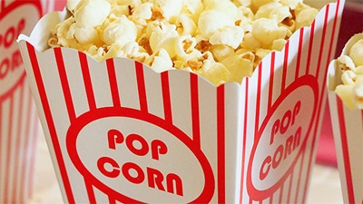 Popcorn - illustrating 3D films and children's vision