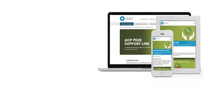 AOP Peer Support Line launches