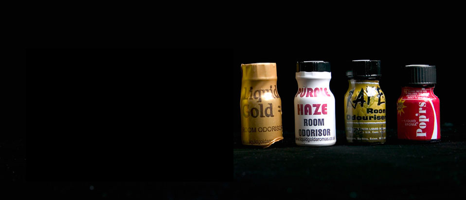 Bottles of poppers