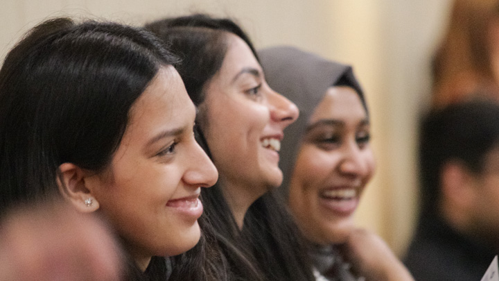 Optometry students at the AOP Student conference 2016