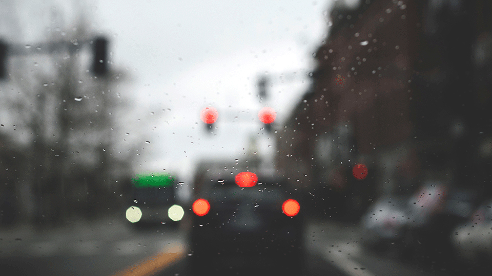 Driving in the rain