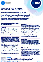 UV and eye health leaflet