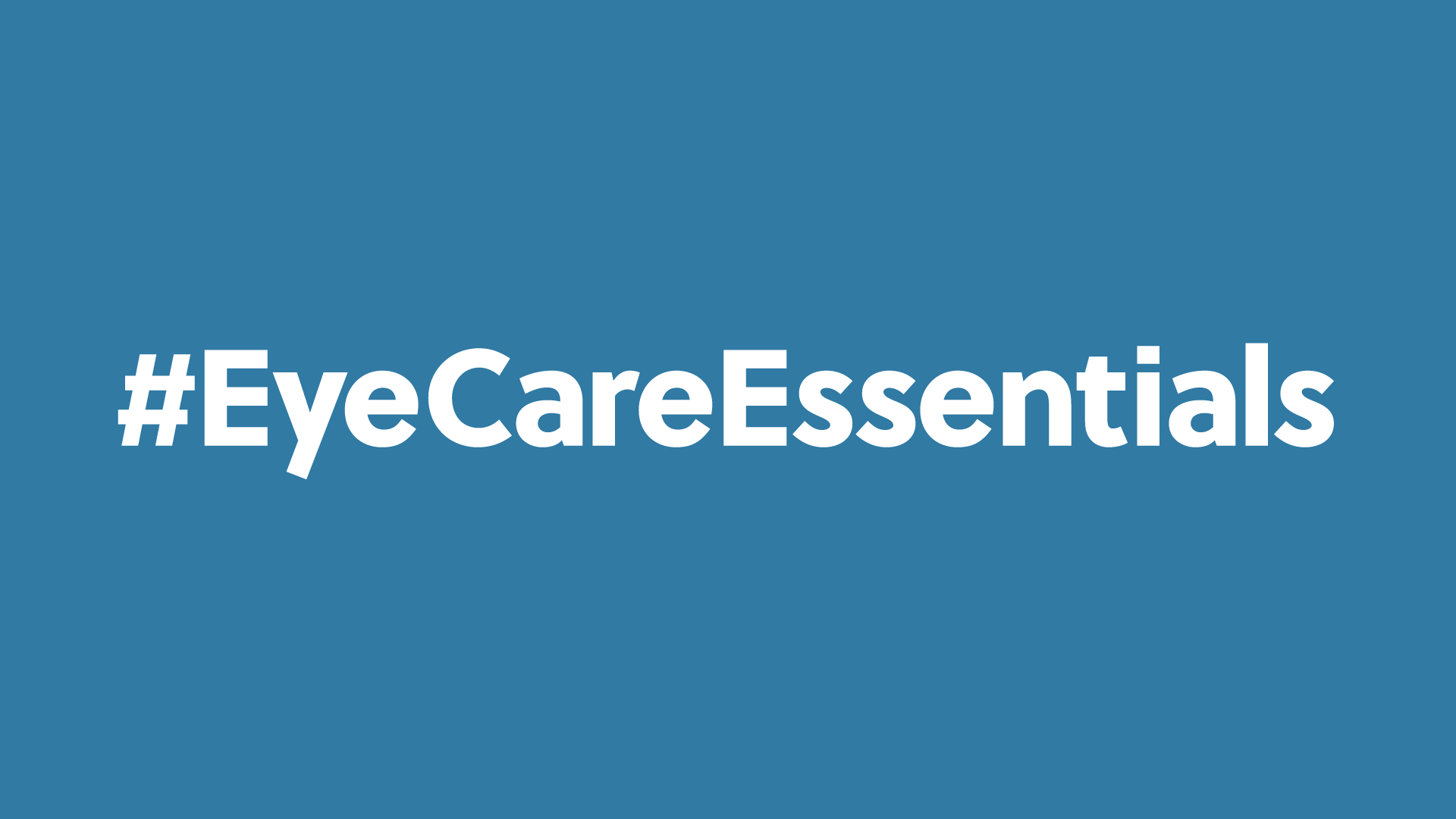 Eye Care Essentals campaign header