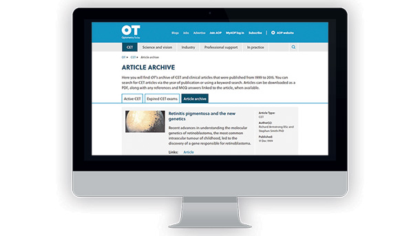 Browse the OT CET archive or articles as a study aid