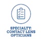 Specialty: Contact lens opticians logo