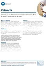 Cataracts advice from the AOP