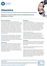 Glaucoma advice from the AOP