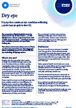 Download our patient leaflet on dry eye