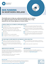 NHS funding Northern Ireland leaflet