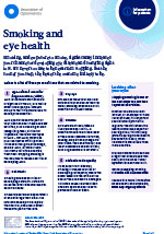 Smoking and eye health leaflet