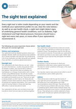 The sight test explained image The sight test explained image