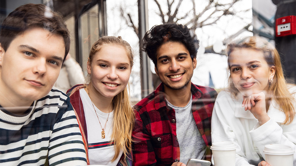 Students at university