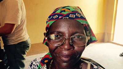 Ugandan woman wearing spectacles