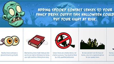BLCA contact lens guidance for Halloween