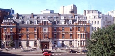 Exterior of Moorfields Eye Hospital