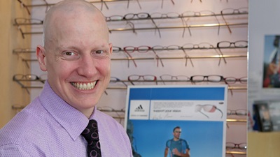Sheffield-based optometrist, Alex Gage