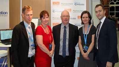 Alistair Burt MP (centre) and Optical Confederation staff