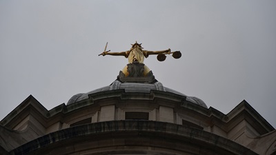 Lady Justice at the Old Bailey