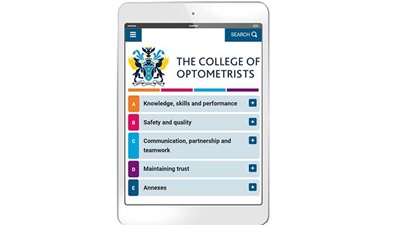 College of Optometrists guidelines