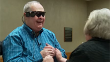 Man able to see his wife after a decade following bionic eye implant
