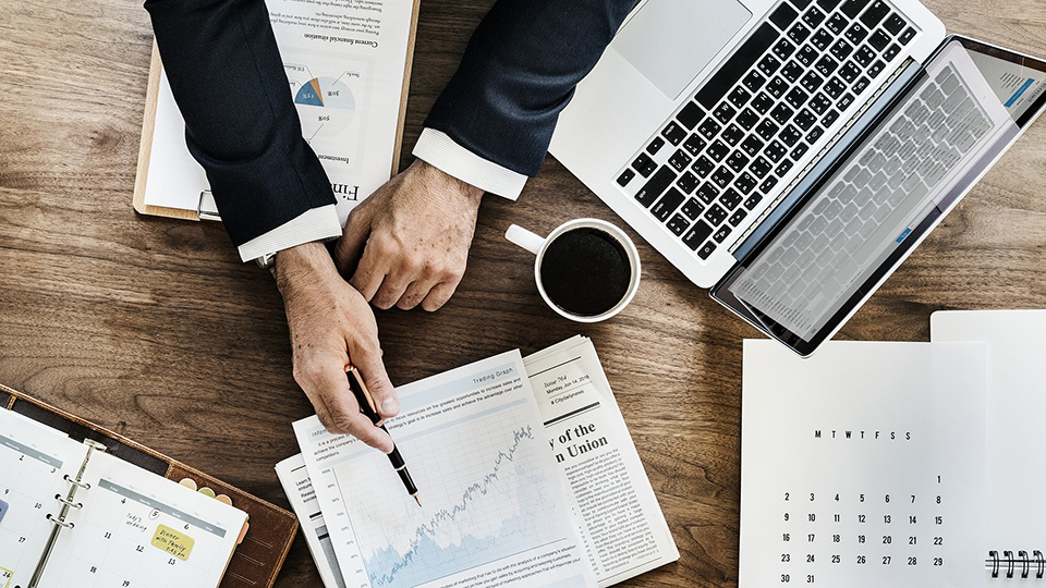 Laptop and business data