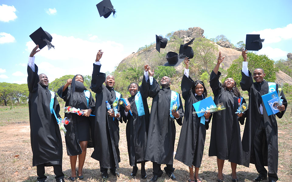 Graduates in Mozambique