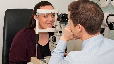 Vision Express eye test