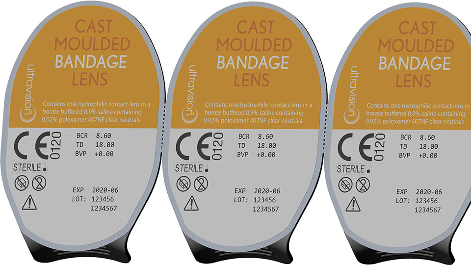 Cast Moulded Bandage Lens