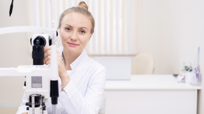 female optometrist 