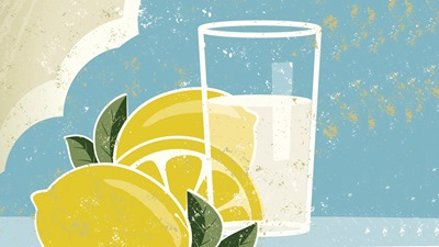 lemons and glass
