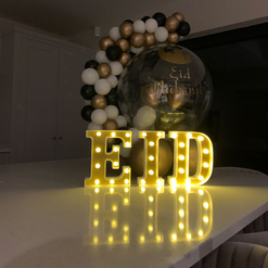 Eid lights and ballons 