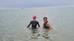 Sadie Rockliffe in the water
