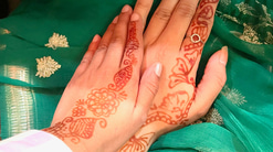 Henna hand decorations for Ramadan