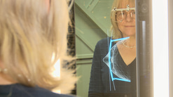 Caroline in the Visioffice 