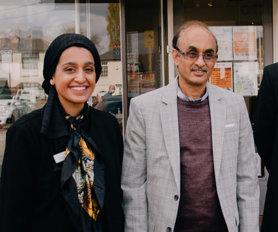 Ameerah and her father