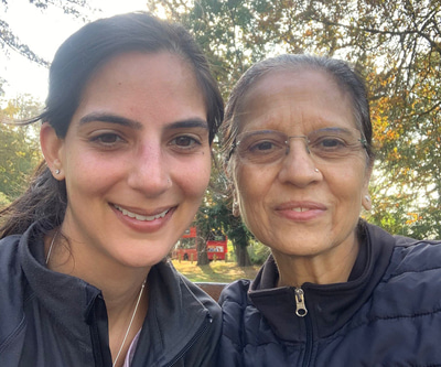 Priya and her mother