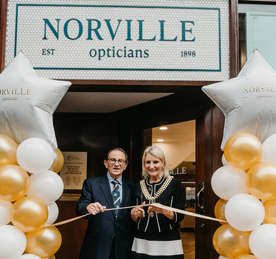 Norville ribbon cutting