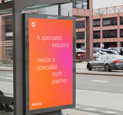 Ocuco bus stop ad