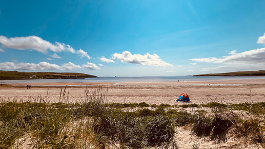 A beach on Orkney Island