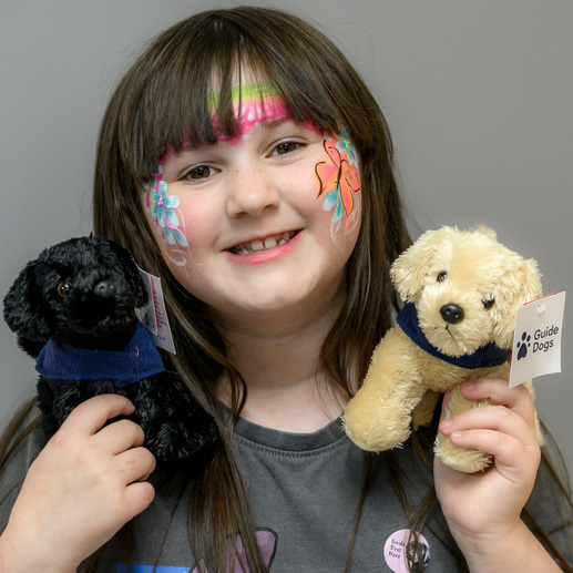 Young patient enjoying Eye Health Fair