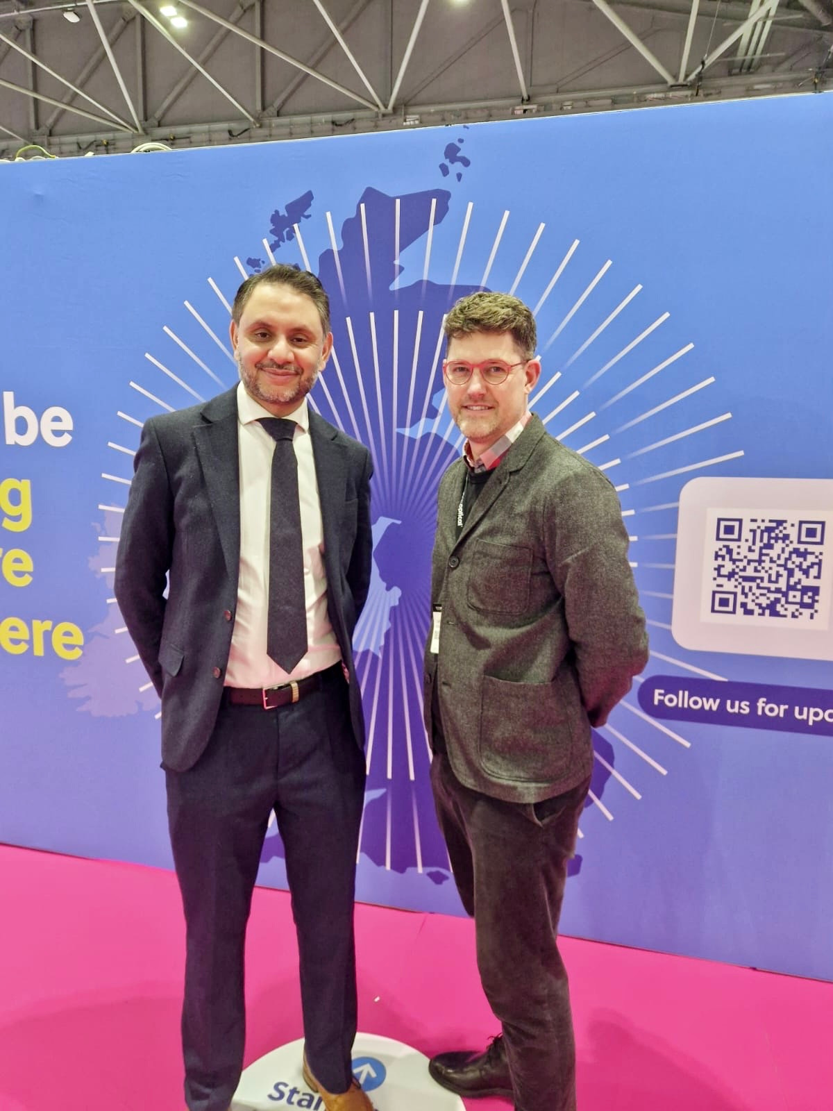 Shockat Adam MP John White AOP Communications and External Affairs Director