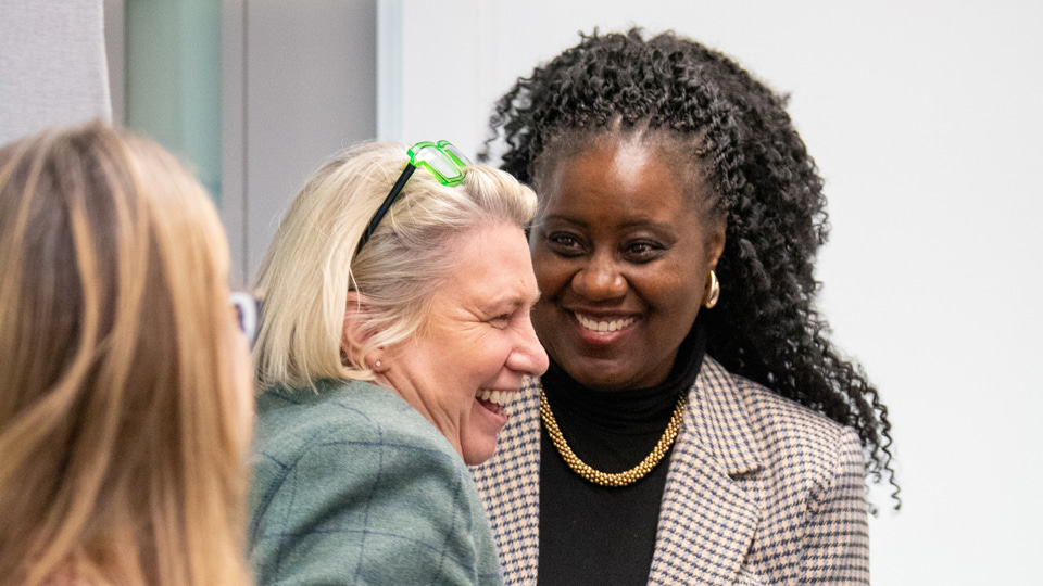 Battersea MP Marsha de Cordova at Women in Vision UK annual general meeting at City St George’s, University of London
