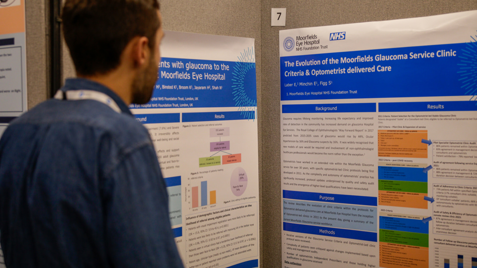 Posters at the Hospital and Specialty Optometrists Conference