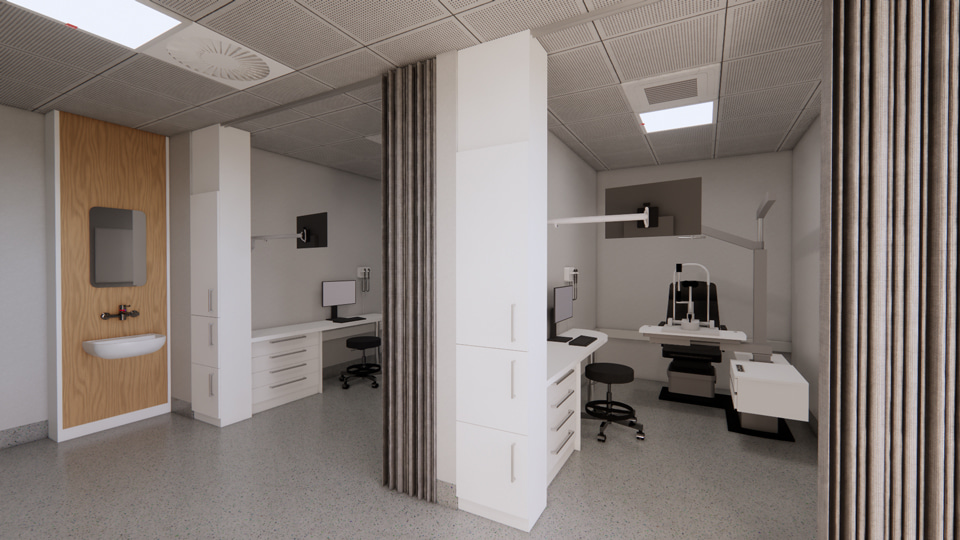 Consultation rooms designed for new facilities