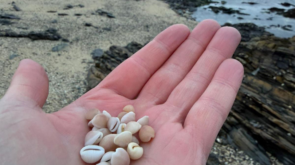 Isla Kirkness with the elusive groatie buckie
