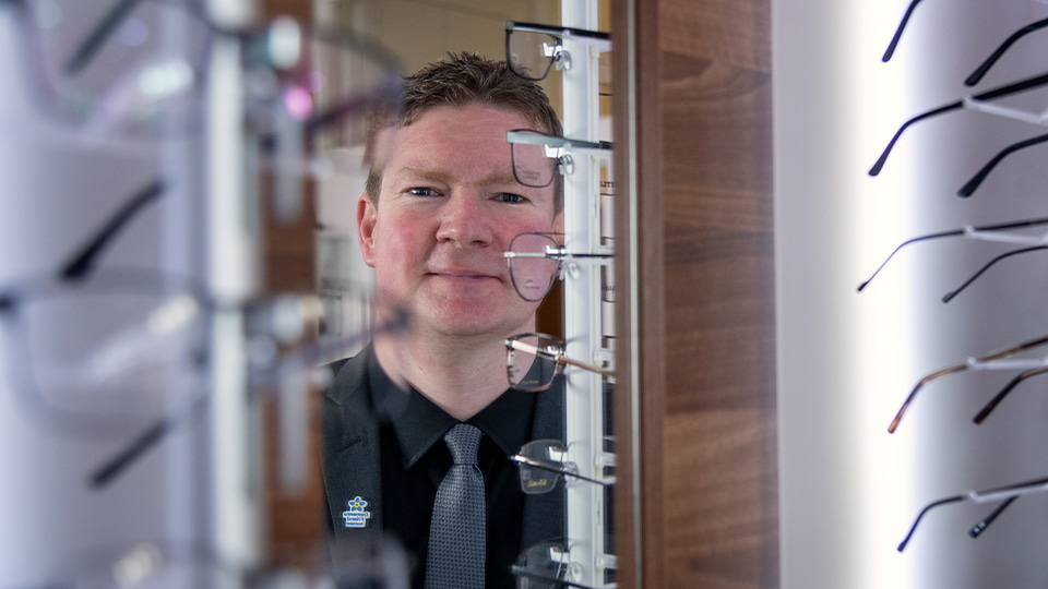 Tuite Opticians principal optometrist, Stephen Kirley