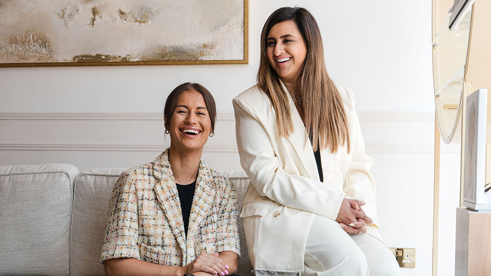 Dr Pretty Basra and Emily Irving