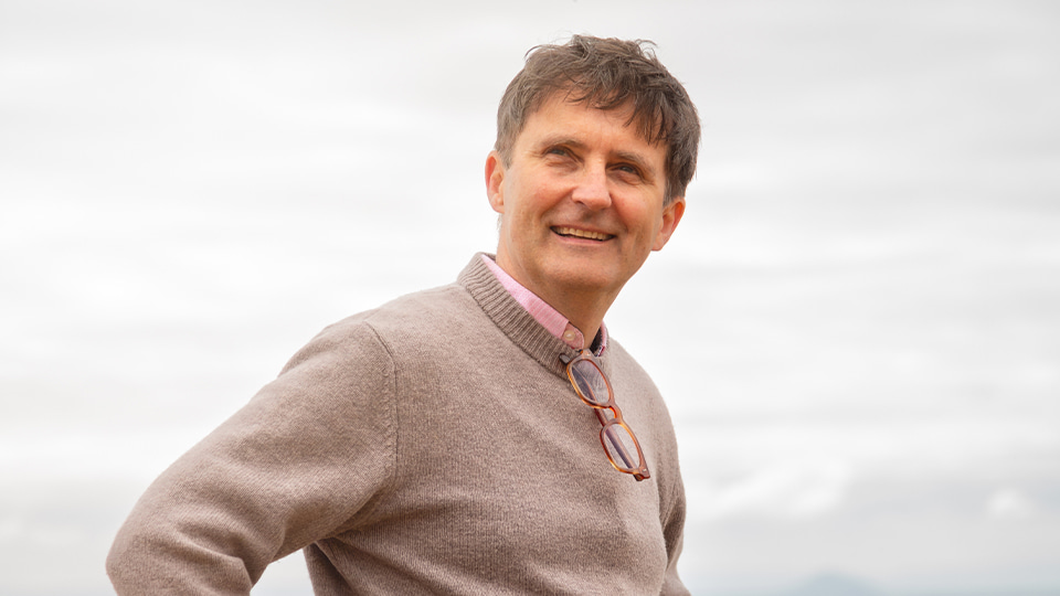 David Cummins photographed on Anstruther beach
