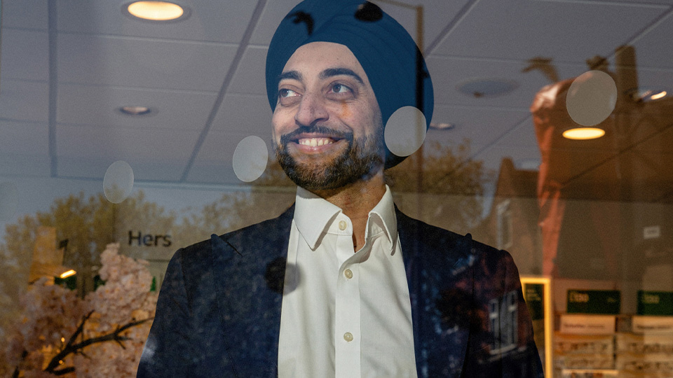 IP optometrist and ophthalmic director, Irinder Khakha, at Specsavers Hayes